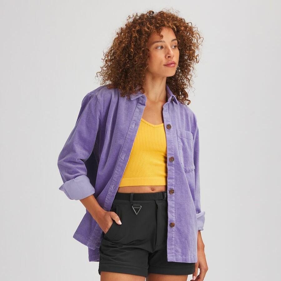 Clothing * | Stoic Top Sell Corduroy Overshirt Women'S