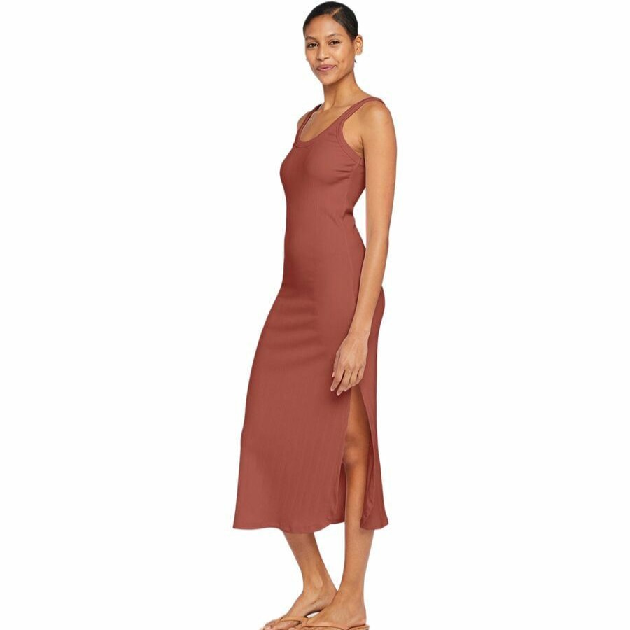 Clothing * | Vitamin A Bargain Sale West Dress Women'S Copper Organic Rib