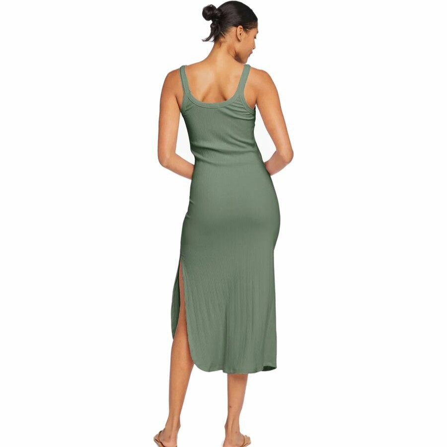 Clothing * | Vitamin A Bargain Sale West Dress Women'S Copper Organic Rib