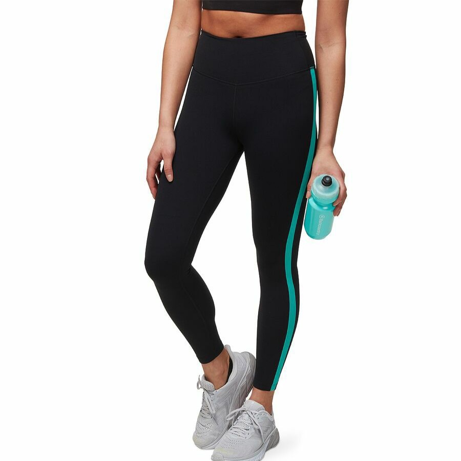 Clothing * | Dual High Waist Airweight 7/8 Tights Women'S Top Sell Splits59 Black/Menthol