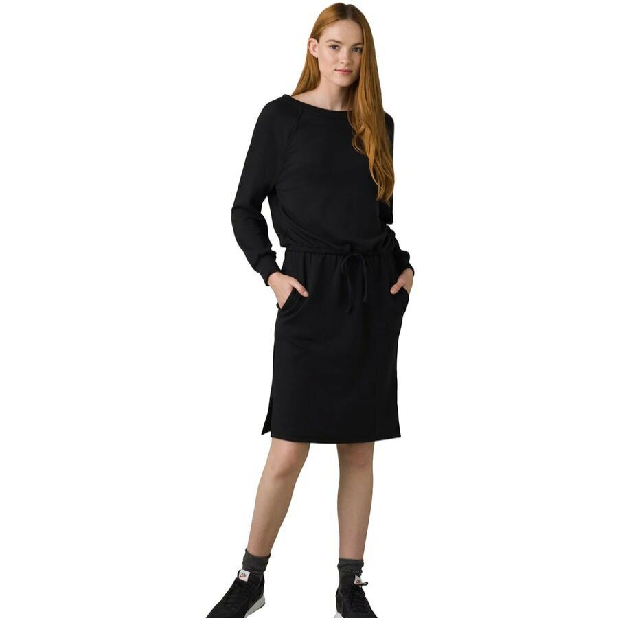 Clothing * | Sunrise Dress Women'S Hot Sale Prana Solid Black