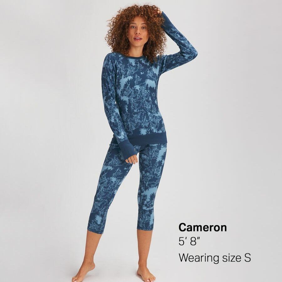 Clothing * | Backcountry Closeout Sale Spruces Print Merino 3/4 Bottom Women'S