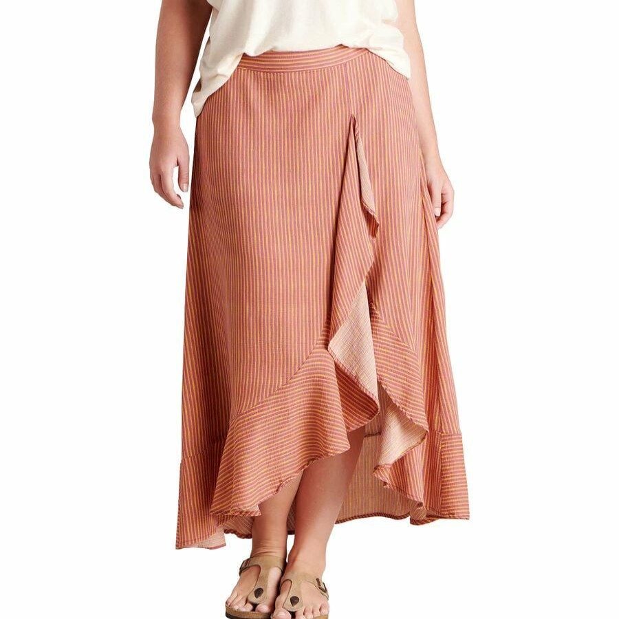 Clothing * | Toad&Co Lower Prices Manzana Ruffle Maxi Skirt Women'S