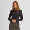 Clothing * | Basin And Range Discount Store Waffle Henley Long-Sleeve Top Women'S