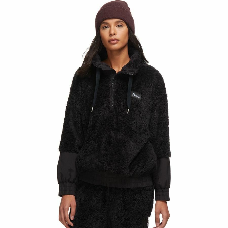 Clothing * | Penfield Lower Prices Clyde Pullover Fleece Women'S Black