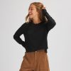 Clothing * | Basin And Range Outlet Cropped Pocket Crew Top Women'S