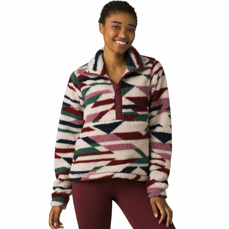 Clothing * | Prana Best Sale Polar Escape Snap Up Fleece Women'S