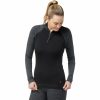 Clothing * | Smartwool Flash Sale Classic Thermal Merino Pattern 1/4-Zip Top Women'S