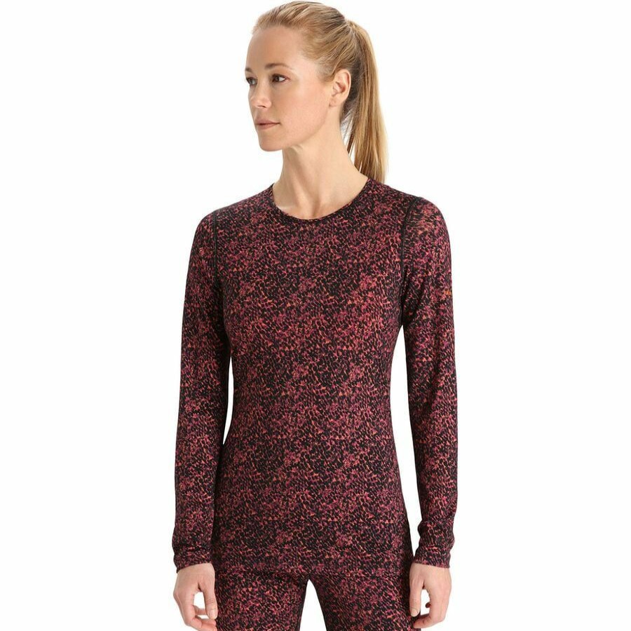 Clothing * | Icebreaker Less Expensive 200 Oasis Lichen Long-Sleeve Crewe Top Women'S