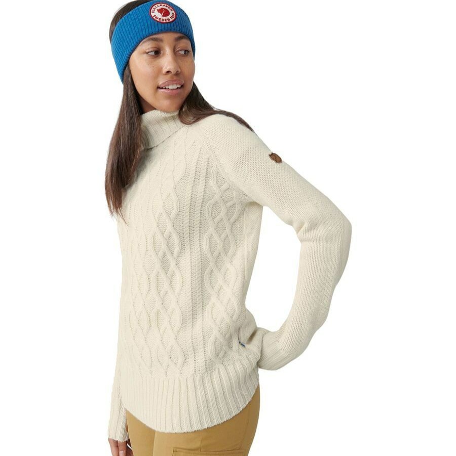 Clothing * | Fjallraven Best Choice Ovik Cable Knit Roller Neck Sweater Women'S