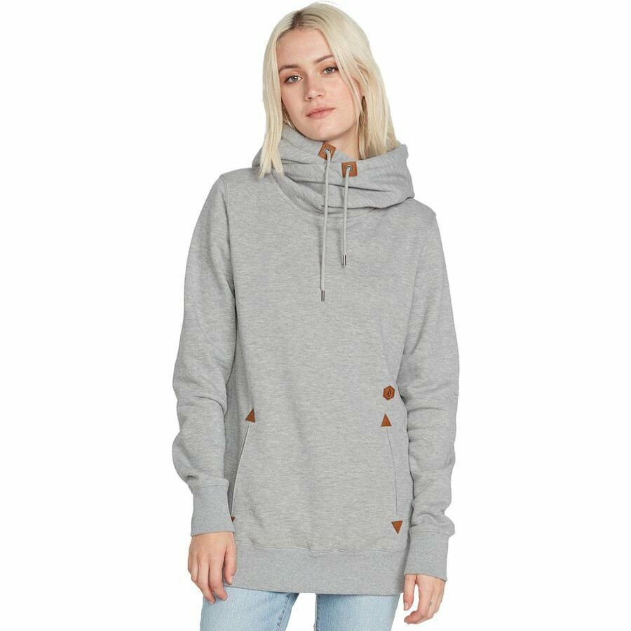 Clothing * | Volcom Best Quality Tower Pullover Fleece Sweatshirt Women'S