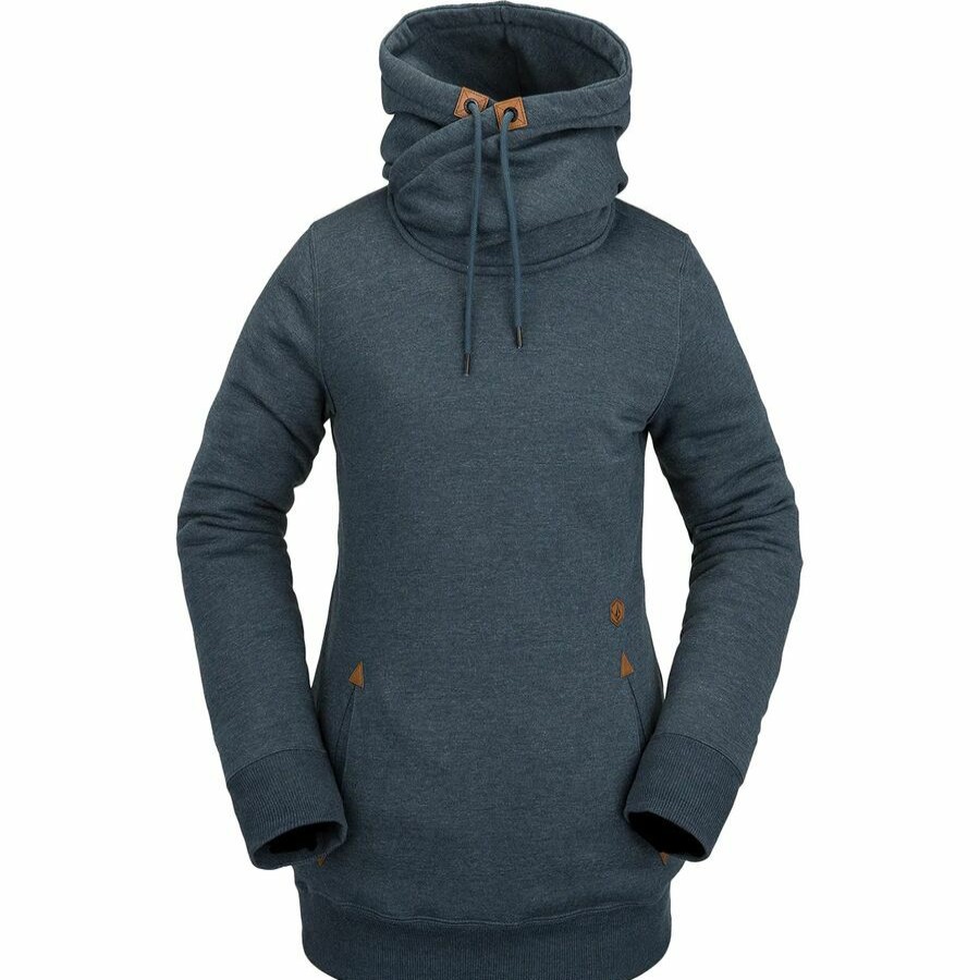 Clothing * | Volcom Best Quality Tower Pullover Fleece Sweatshirt Women'S