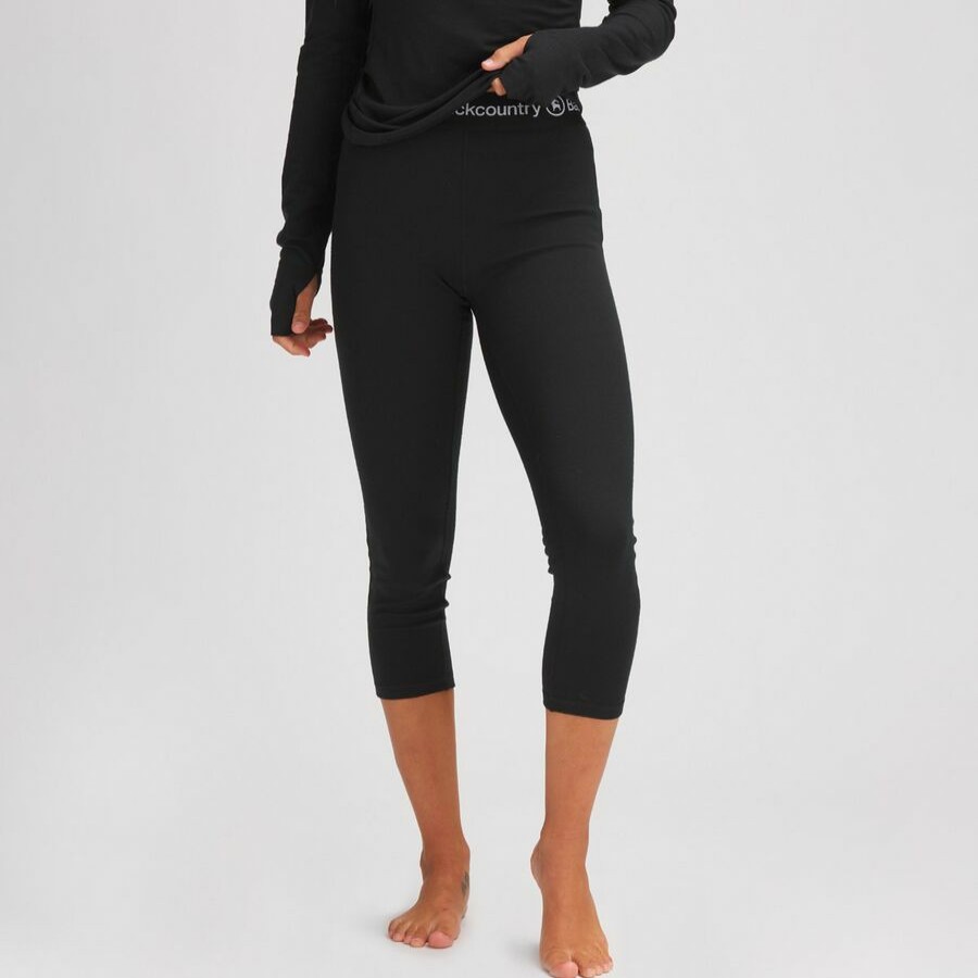 Clothing * | Backcountry Exclusive Design Spruces Merino 3/4 Bottom Women'S Black