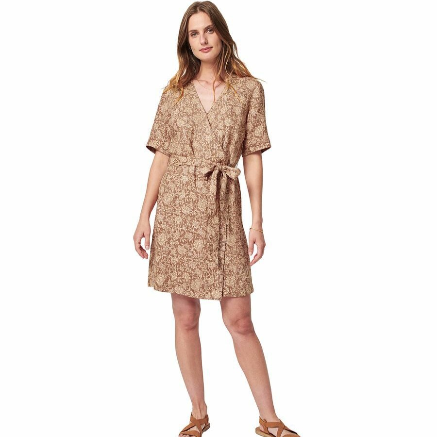 Clothing * | Faherty Outlet Ashley Dress Women'S Bronze Riviera Floral