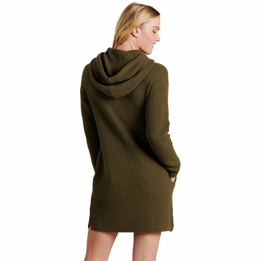 Clothing * | Toad&Co Free Delivery Whidbey Hooded Sweater Dress Women'S