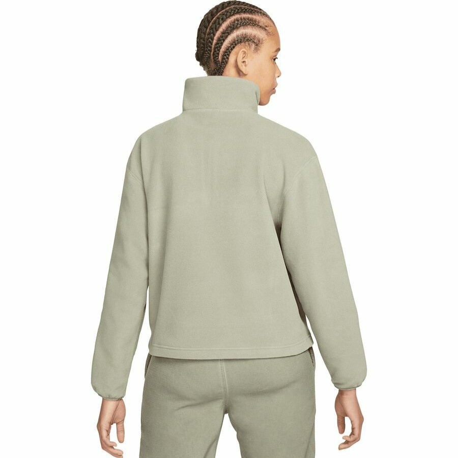 Clothing * | Nike Low Price Acg Therma-Fit Wolf Tree 1/2-Zip Fleece Women'S Light Army/Medium Olive/Summit White