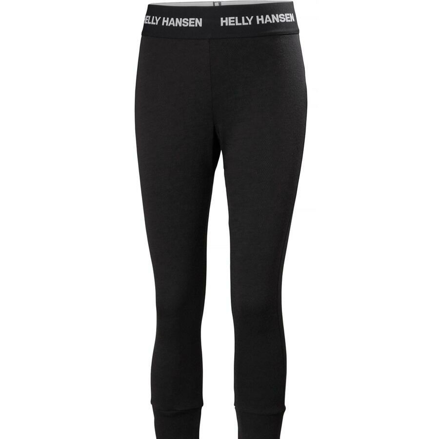 Clothing * | Lifa Merino Midweight 3/4 Pant Women'S Hot Sell Helly Hansen Black