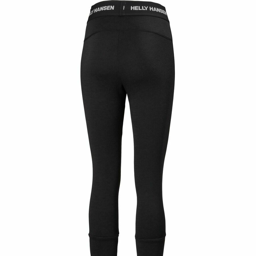 Clothing * | Lifa Merino Midweight 3/4 Pant Women'S Hot Sell Helly Hansen Black