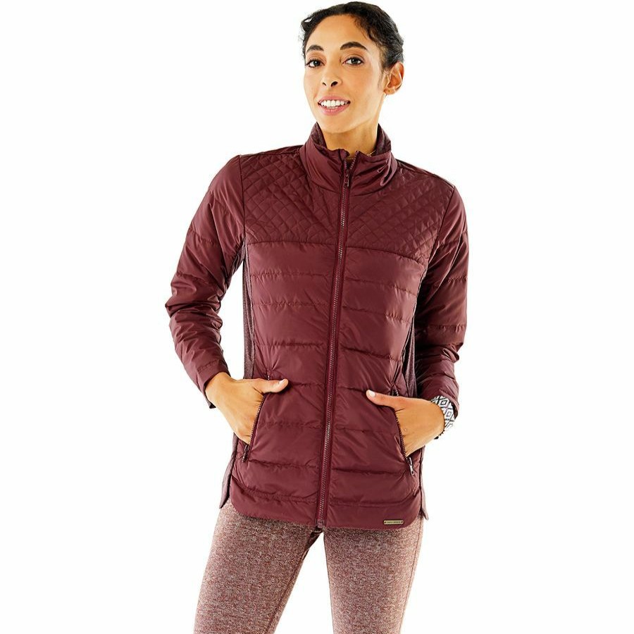 Clothing * | Heavenly Jacket Women'S Flash Sale Carve Designs Merlot