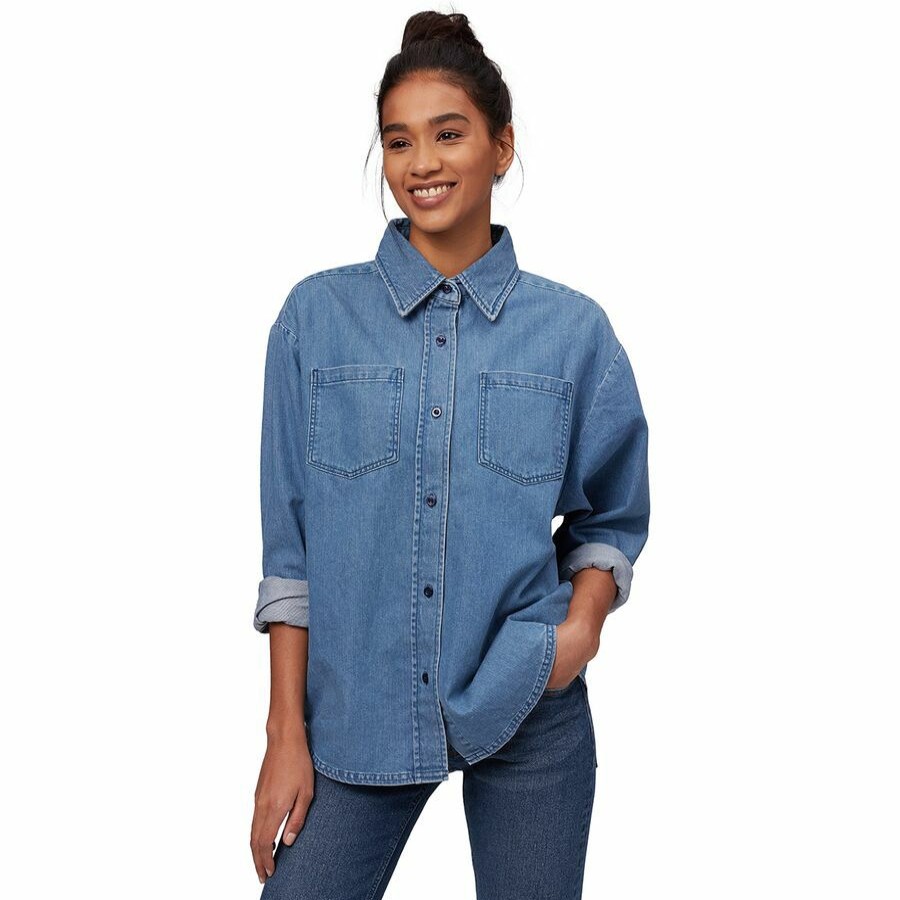 Clothing * | Basin And Range Hot Sale Denim Shirt Past Season Women'S