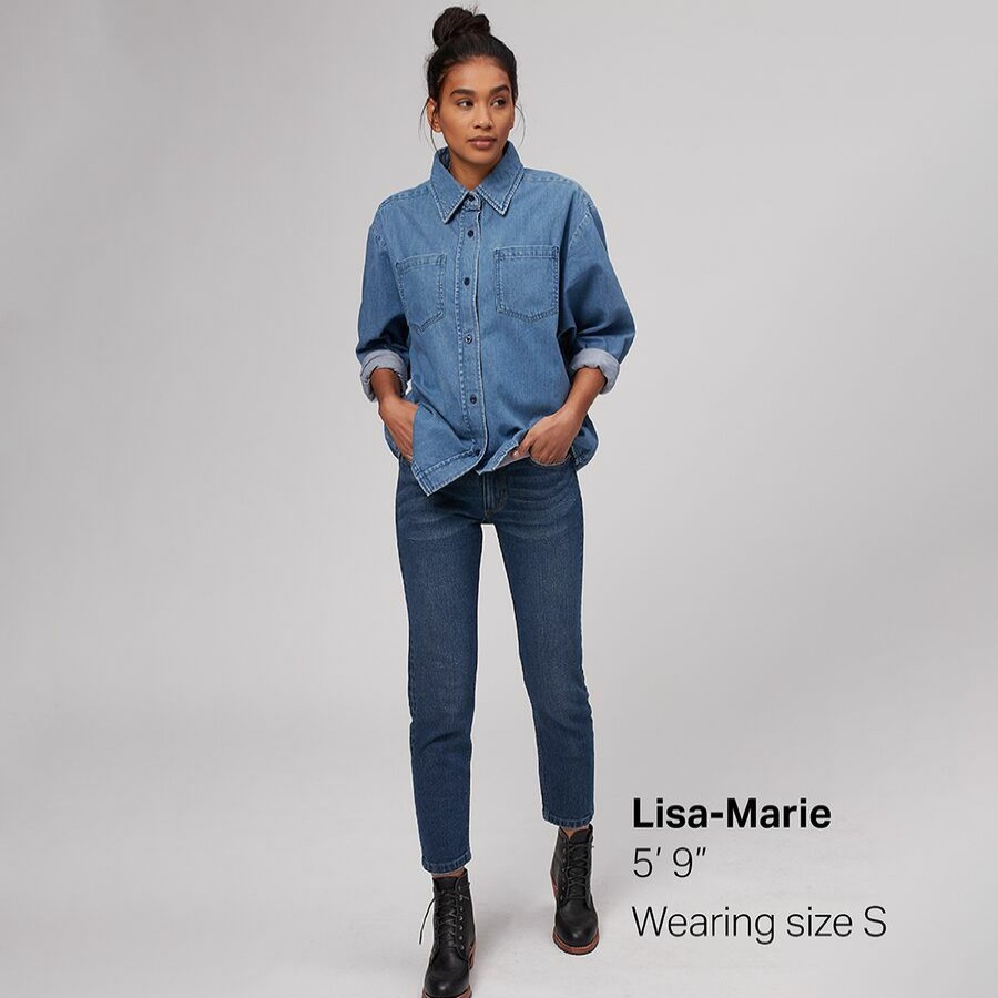 Clothing * | Basin And Range Hot Sale Denim Shirt Past Season Women'S