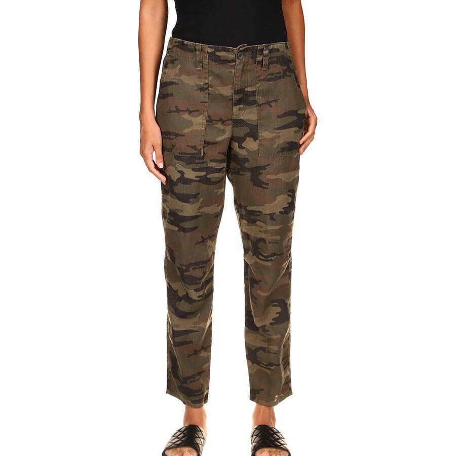 Clothing * | Everyday Linen Pant Women'S Fashionable Sanctuary Little Hero Camo