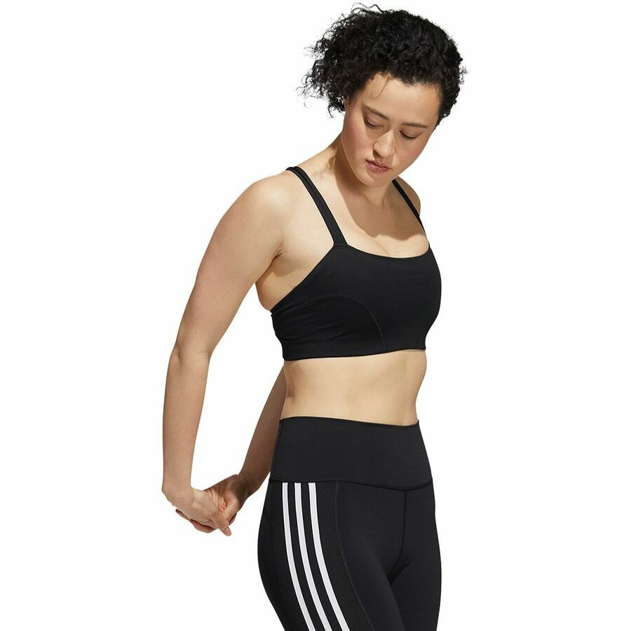 Clothing * | Light Support Yoga Bra Women'S Fashionable Adidas