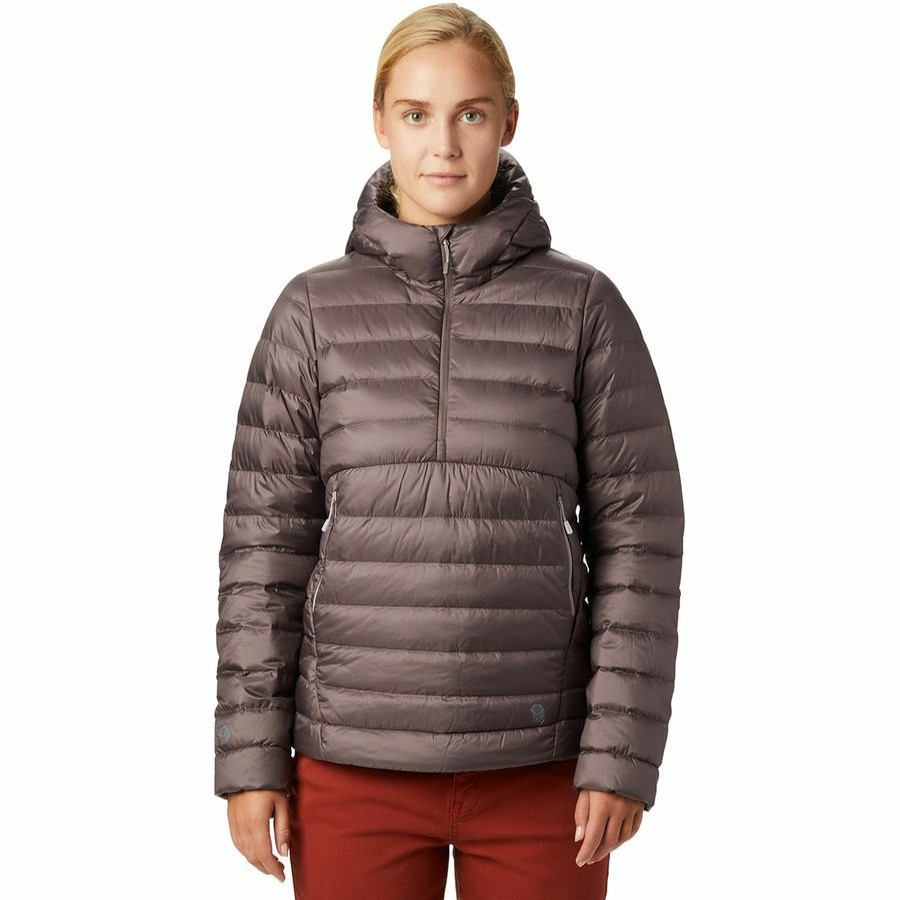 Clothing * | Rhea Ridge Pullover Women'S Outlet Sale Mountain Hardwear Purple Dusk