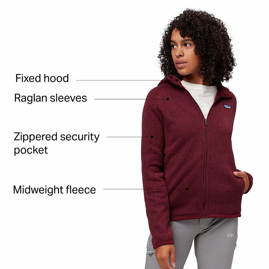 Clothing * | Patagonia Store Better Sweater Full-Zip Hooded Jacket Women'S