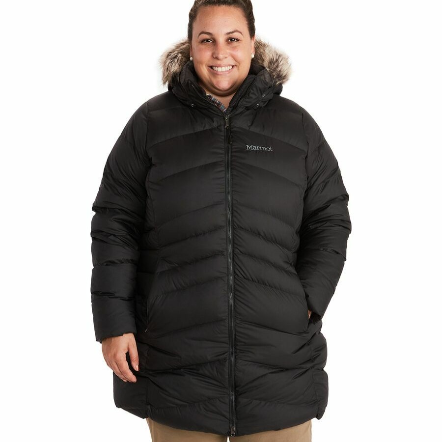 Clothing * | Montreal Down Plus Coat Women'S Discount Marmot Black