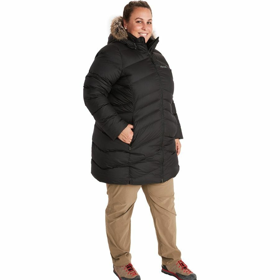 Clothing * | Montreal Down Plus Coat Women'S Discount Marmot Black