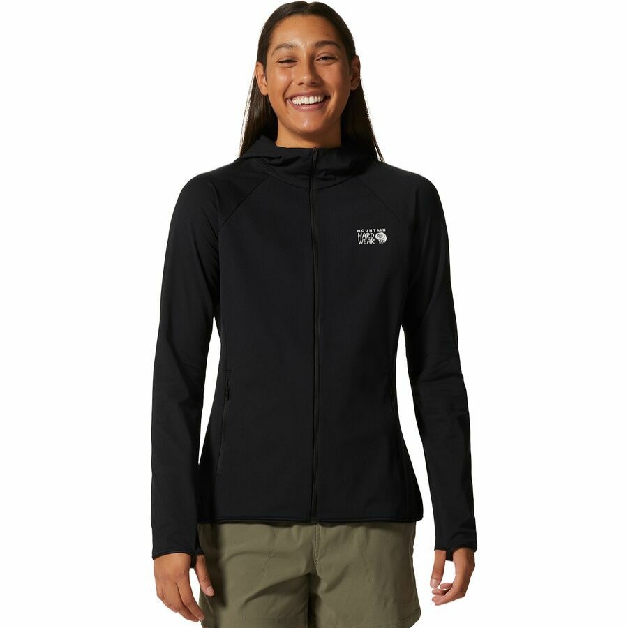 Clothing * | Mountain Hardwear Attractive Mountain Stretch Full-Zip Hooded Jacket Women'S