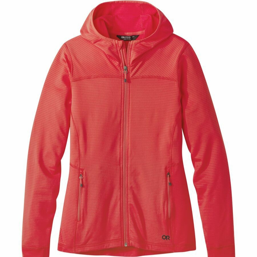 Clothing * | Outdoor Research Bargain Sale Vigor Full Zip Hooded Jacket Women'S Sunset