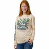 Clothing * | Parks Project Wholesale Yosemite Woodcut Long-Sleeve T-Shirt Women'S Natural