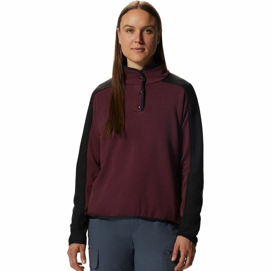 Clothing * | Mountain Hardwear Top Sell Camplife Snap Neck Pullover Women'S