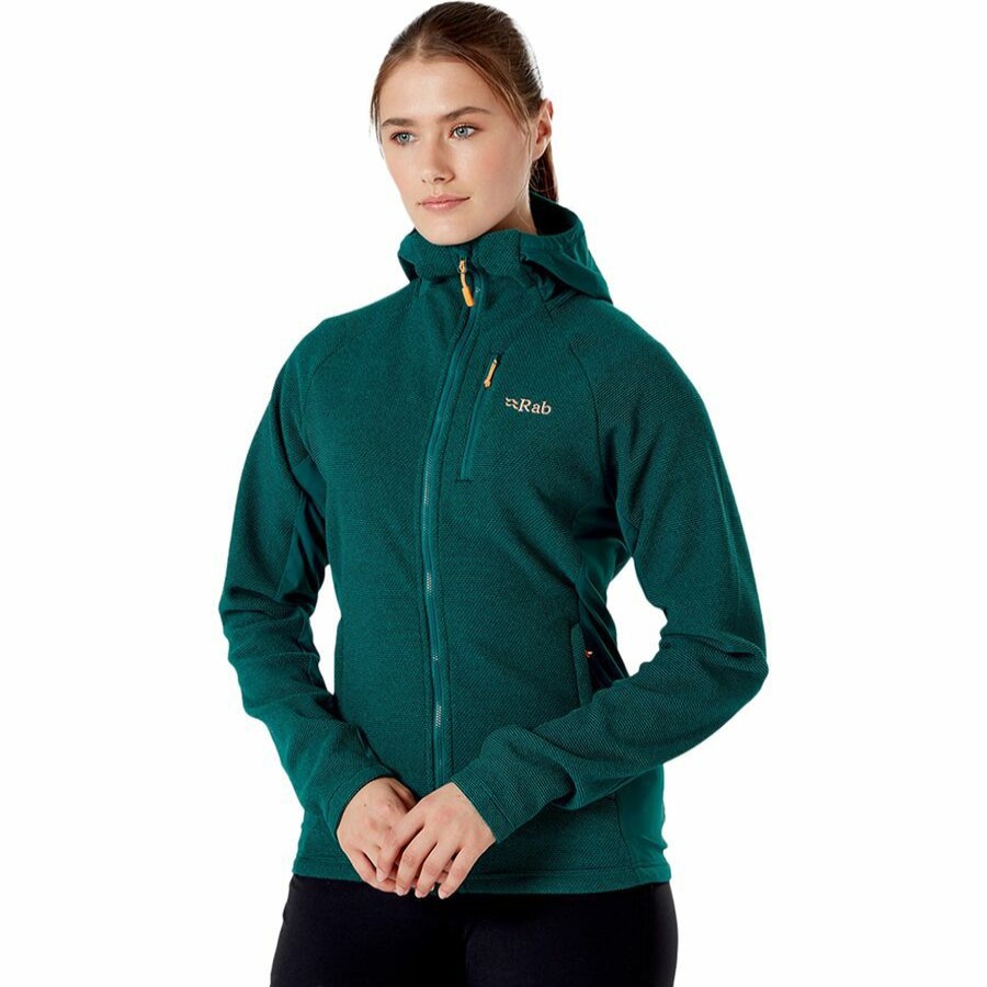 Clothing * | Rab High Quality Capacitor Hooded Fleece Jacket Women'S