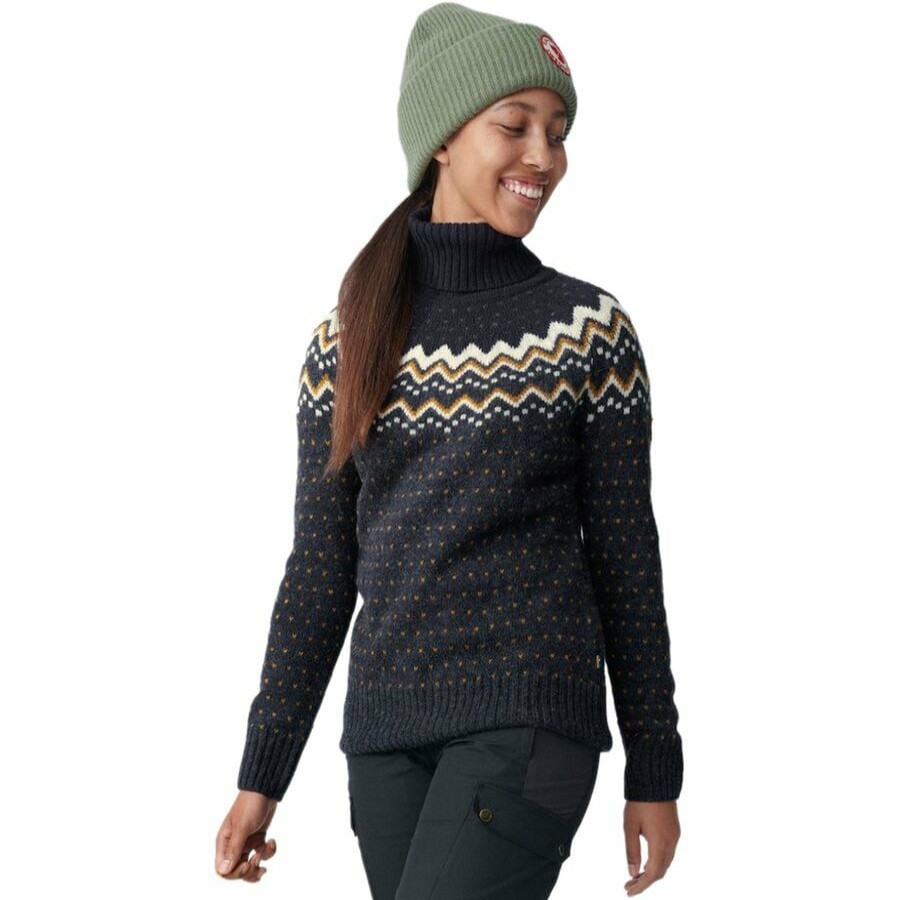 Clothing * | Fjallraven Best Quality Ovik Knit Roller Neck Sweater Women'S