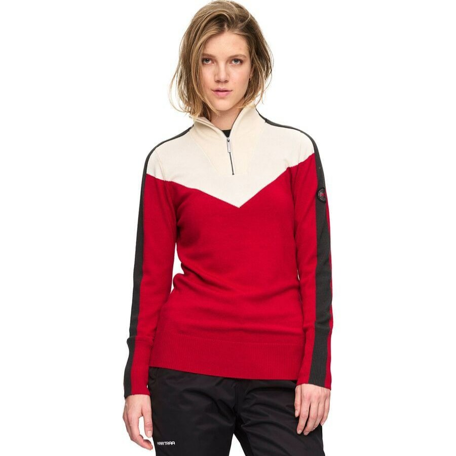 Clothing * | Kari Traa Opening Sales Voss Knit Half-Zip Sweater Women'S