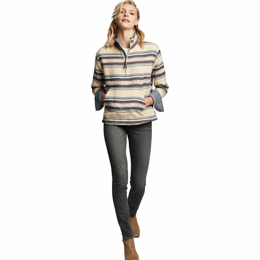 Clothing * | Pendleton Lower Prices Half-Zip Pullover Sweatshirt Women'S