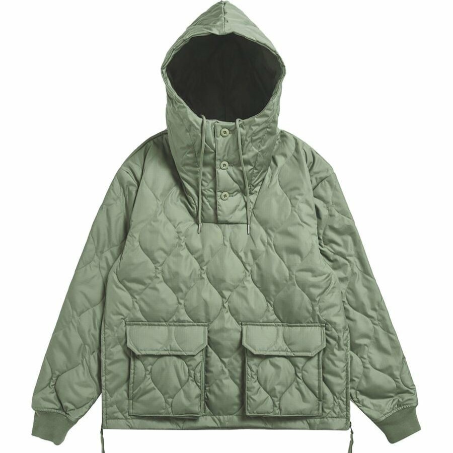 Clothing * | Military Pull Over Hoodie Women'S Exclusive Design Taion Sage Green