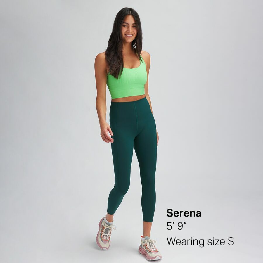 Clothing * | Power High Waist 7/8 Workout Leggings Women'S Top Sell Sweaty Betty Retro Green