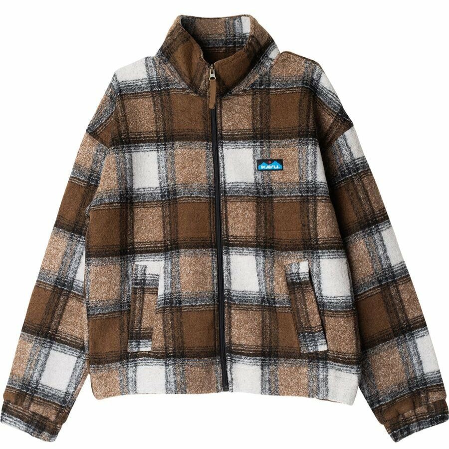 Clothing * | Amaya Fleece Jacket Women'S Top Sell Kavu Plaid Land