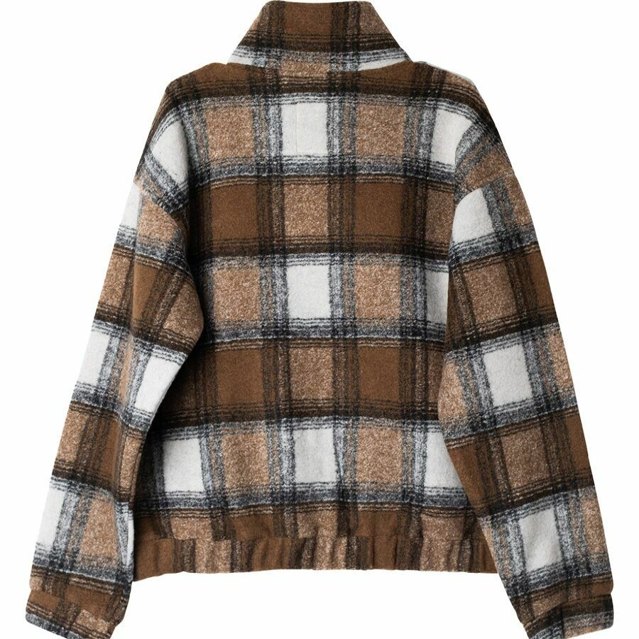 Clothing * | Amaya Fleece Jacket Women'S Top Sell Kavu Plaid Land