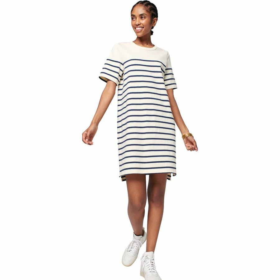 Clothing * | Faherty Cheaper Cayman Tee Dress Women'S Cayman Stripe