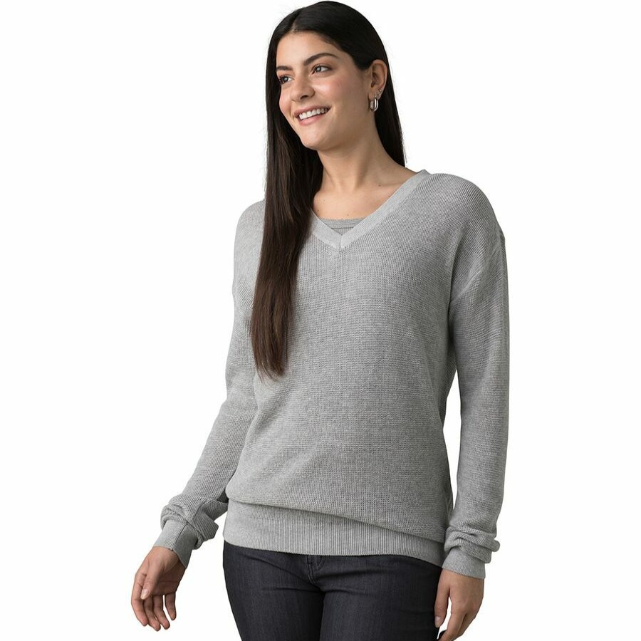 Clothing * | Prana Top Sell Milani V-Neck Sweater Women'S