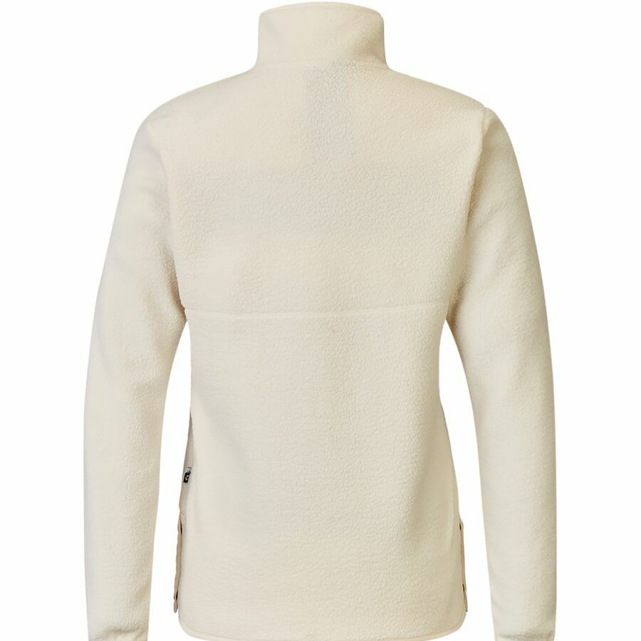 Clothing * | Picture Organic Online Nadolly 1/4-Zip Fleece Women'S Ecru