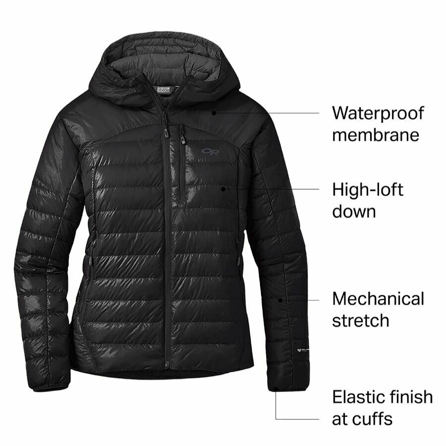 Clothing * | Helium Down Hooded Jacket Women'S Fashionable Outdoor Research