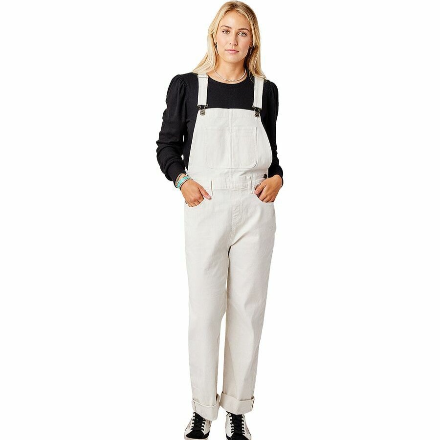 Clothing * | Carve Designs Attractive Jason Railroad Stripe Overall Women'S