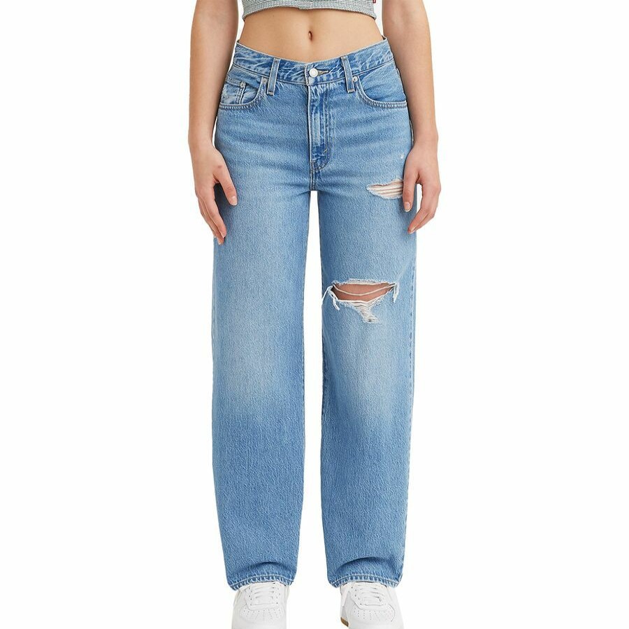 Clothing * | Levi'S Wholesale Baggy Dad Pant Women'S In The Middle W Damage