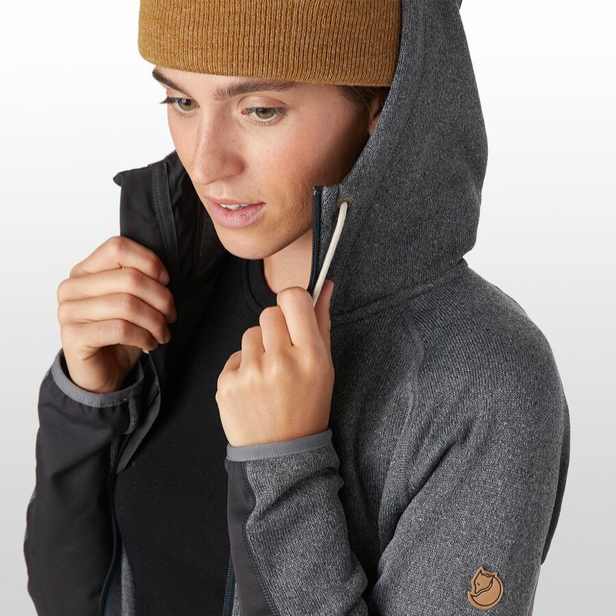 Clothing * | Fjallraven Lower Prices Ovik Fleece Hooded Jacket Women'S